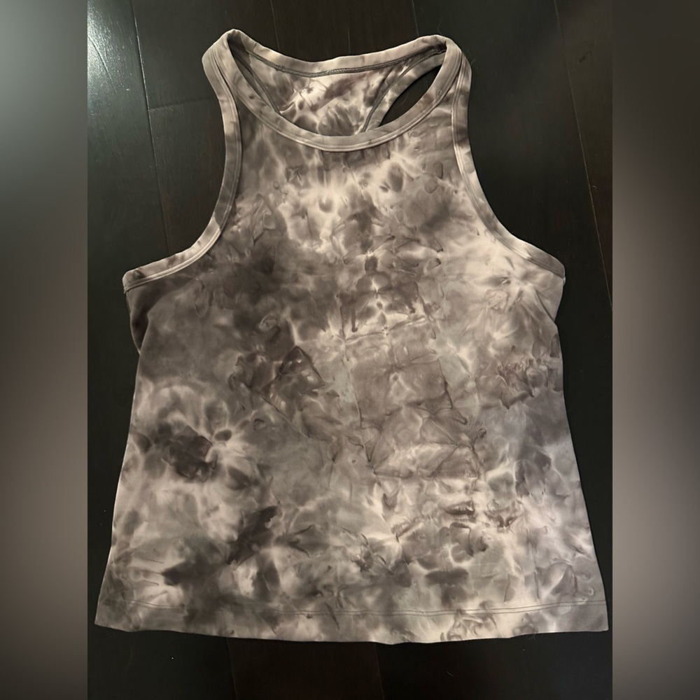 lululemon Pink Tie-Dye Tank Top